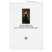 John Singer Sargent's Portrait of Madame X (Back)