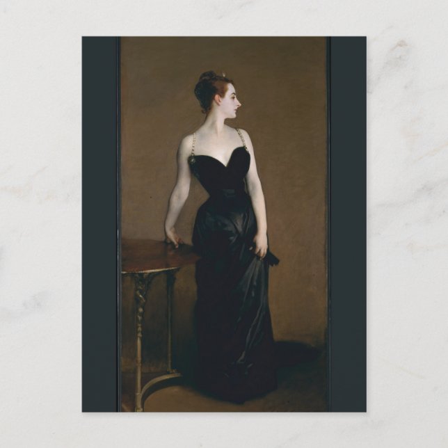 John Singer Sargent's Portrait of Madame X Postcard (Front)