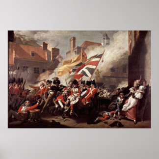 John Singleton Copley Battle Of Jersey Poster