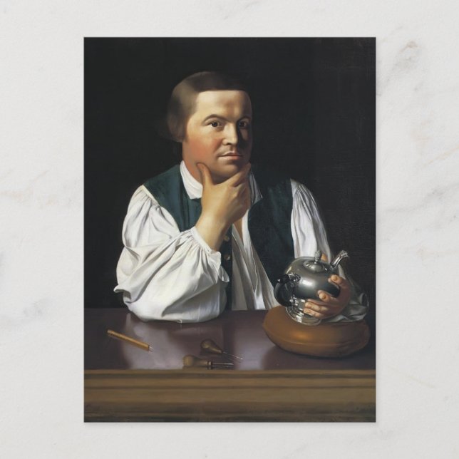 John Singleton Copley-  Paul Revere Postcard (Front)