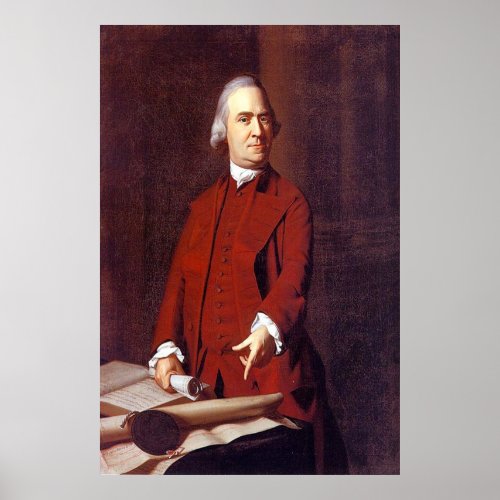 John Singleton Copley  Samuel Adams 1772  Poster