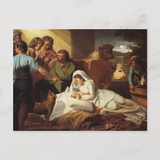 John Singleton Copley- The Nativity Postcard (Front)
