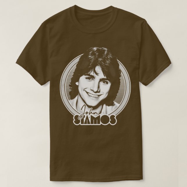 John Stamos Retro Fan Art 1 T-Shirt (Design Front)