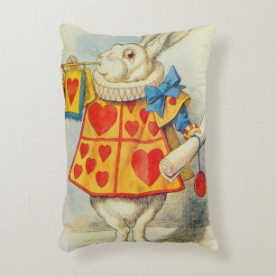 John Tenniel The White Rabbit Accent Pillow