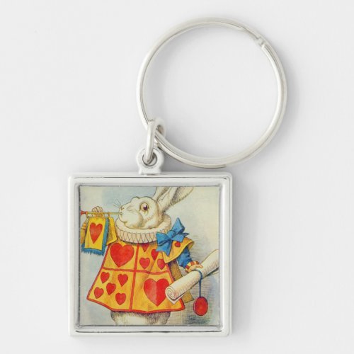 John Tenniel  The White Rabbit Keychain