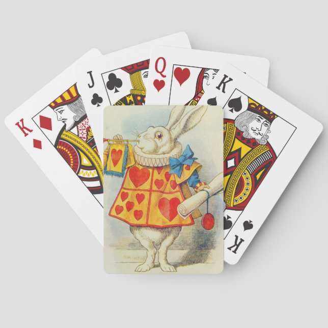 John Tenniel | The White Rabbit Poker Cards (Back)