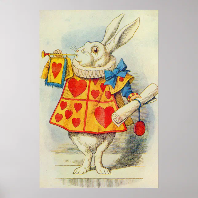 John Tenniel | The White Rabbit Poster | Zazzle