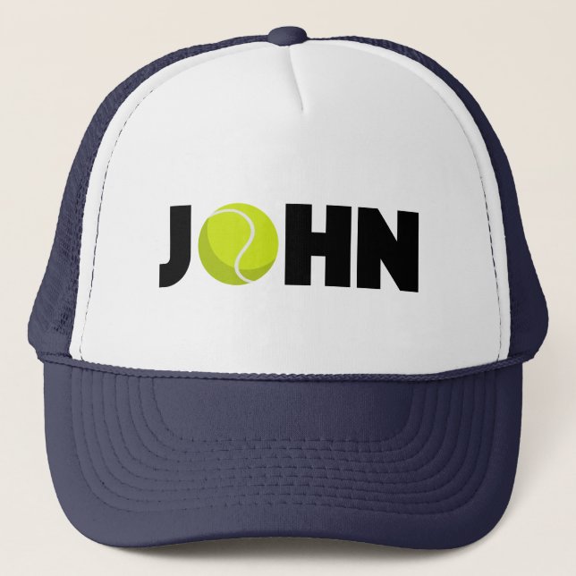 John Tennis Trucker Hat (Front)