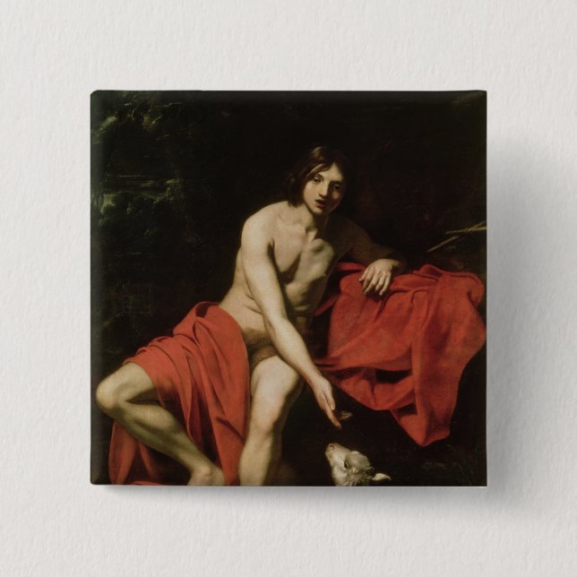John the Baptist Button (Front)