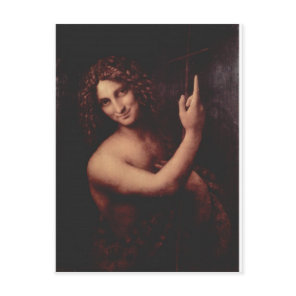 John the Baptist by Leonardo Da Vinci c. 1513-1516 Postcard