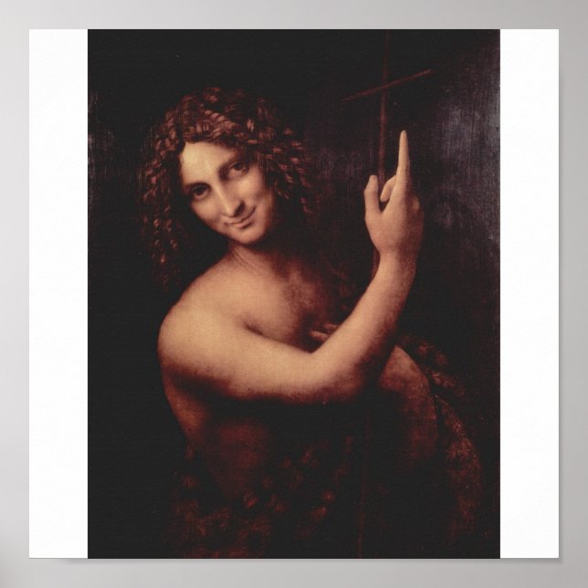 John the Baptist by Leonardo Da Vinci c. 1513-1516 Poster (Front)