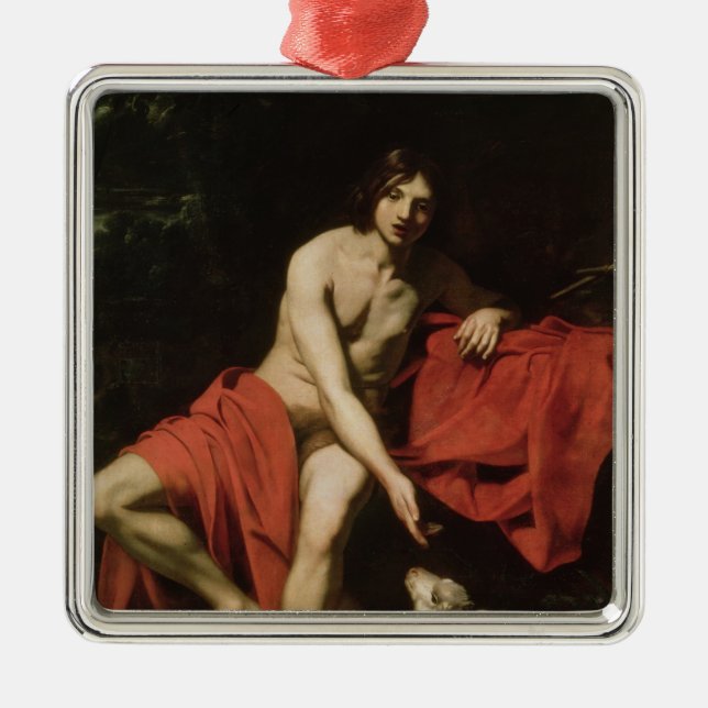 John the Baptist Metal Ornament (Front)