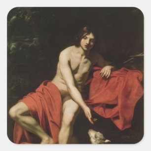 John the Baptist Square Sticker