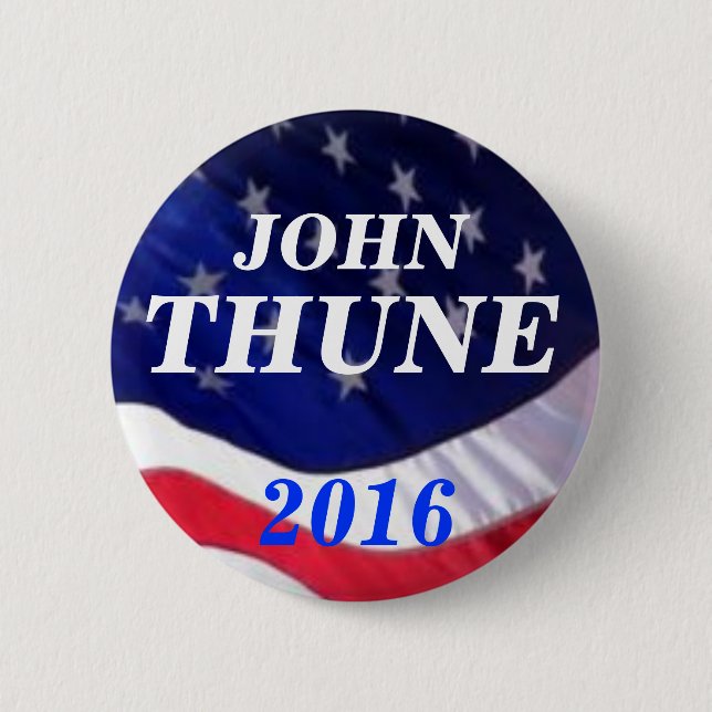 John Thune 2016 Pinback Button (Front)