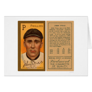 John Titus Phillies Baseball 1911 Cards