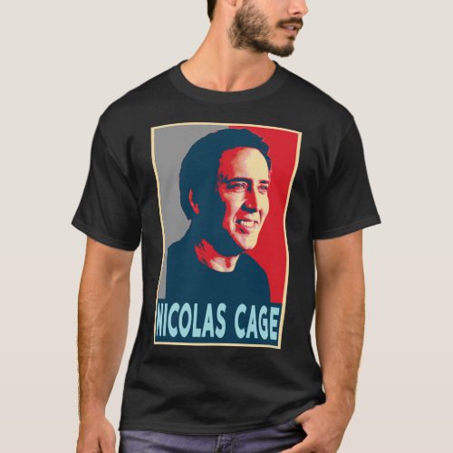 John Travolta Nicolas Cage Retro   T_Shirt