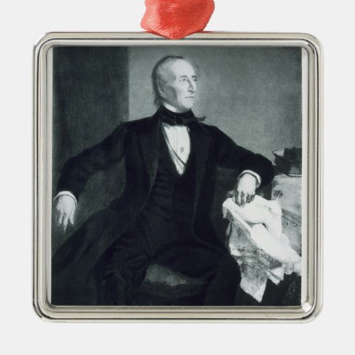 John Tyler 10th President of the United States of Metal Ornament
