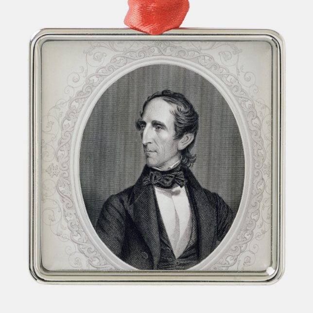 John Tyler Metal Ornament (Front)