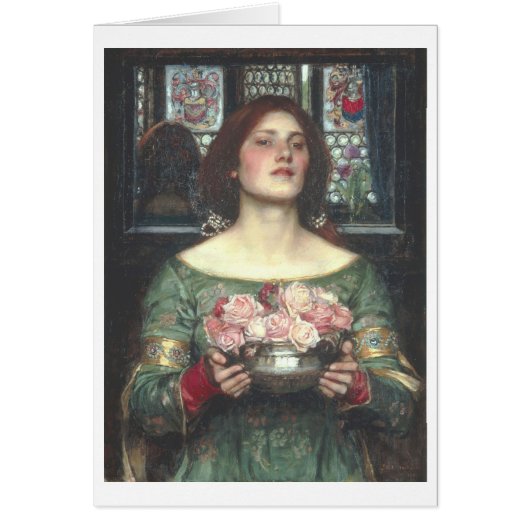 John W Waterhouse - Gather Ye Rosebuds (1908) Cards (Front)