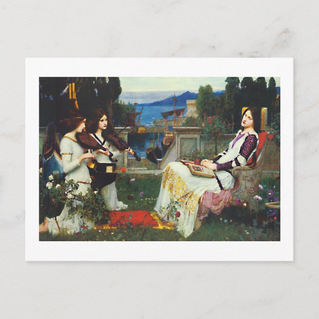 John W Waterhouse - Saint Cecilia (1895) Postcard (Front)