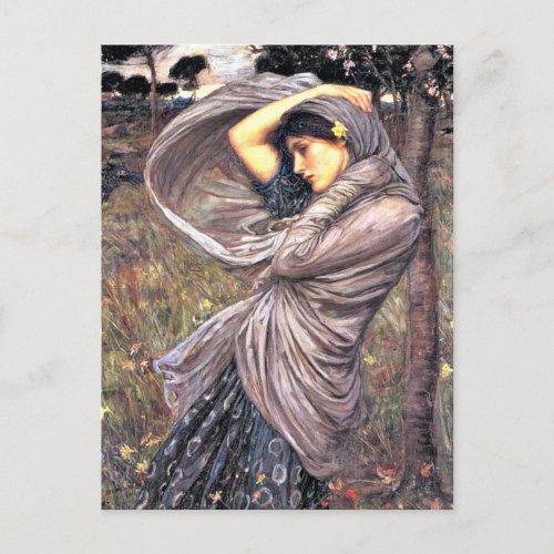 John Waterhouse _ Boreas 1903 artwork Postcard