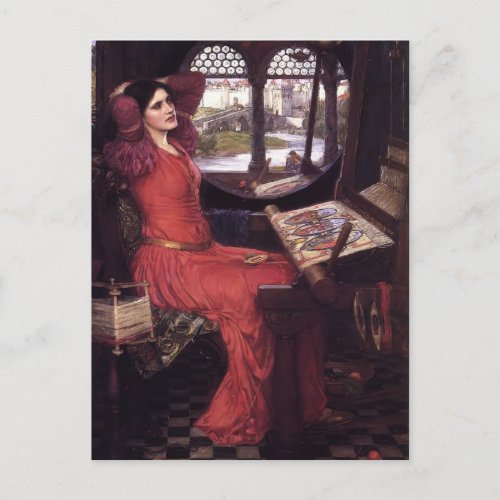 John Waterhouse_ Lady of Shalott Postcard