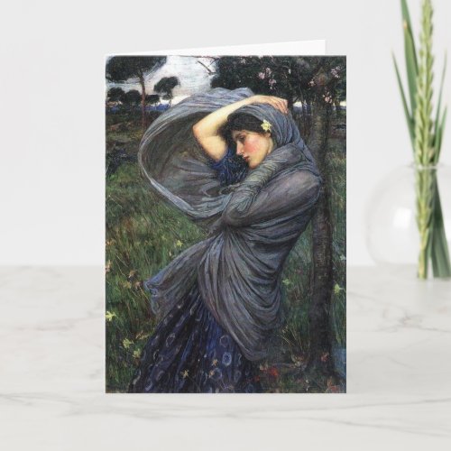 John Waterhouse Pre_Raphaelite Boreas Card