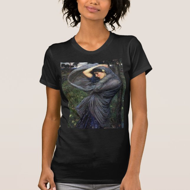 John Waterhouse Pre-Raphaelite Boreas T-Shirt (Front)