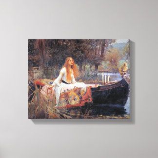 John Waterhouse The Lady of Shallot Canvas Print