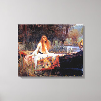 John Waterhouse The Lady of Shallot Canvas Print