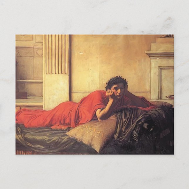 John Waterhouse- The Remorse of Nero Postcard (Front)