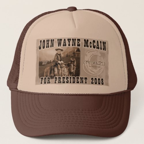 John Wayne McCain 08 Trucker Hat