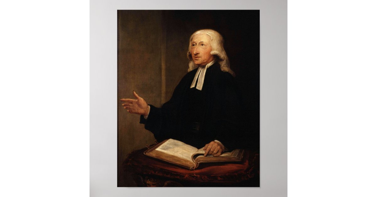John Wesley Portrait William Hamilton 1788 Poster Zazzle John Wesley Portrait William Hamilton 1788 Poster Zazzle