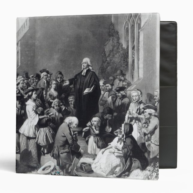 John Wesley preaching Binder (Front/Inside)