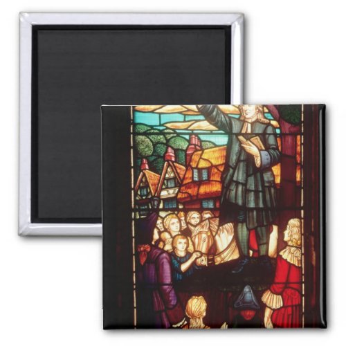 John Wesley  Preaching the Gospels in England Magnet