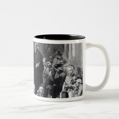 John Wesley preaching Two_Tone Coffee Mug