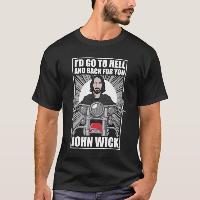 John Wick Biker T-Shirt (Front)