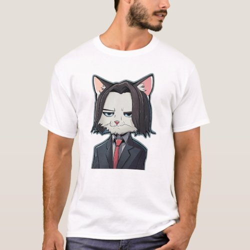John Wick cat T_Shirt