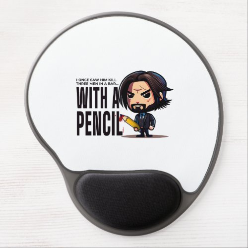 John Wick _ Pencil _ Mug Gel Mouse Pad