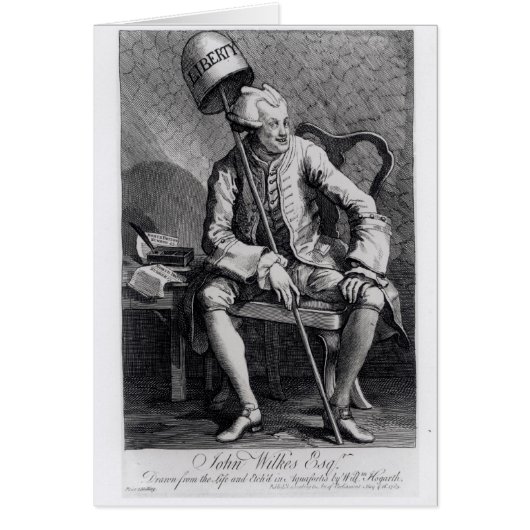 John Wilkes 1763 Cards (Front)