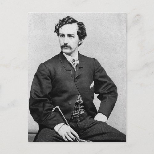 John Wilkes Booth  Assassin of President Lincoln Postcard