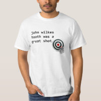 John WIlkes Booth t shirt
