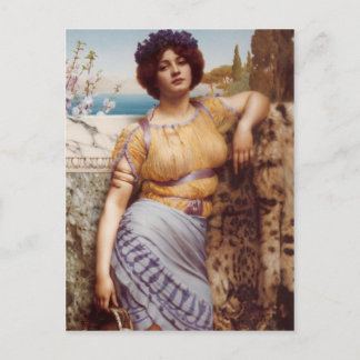 John William Godward - Ionian dancing girl Postcard