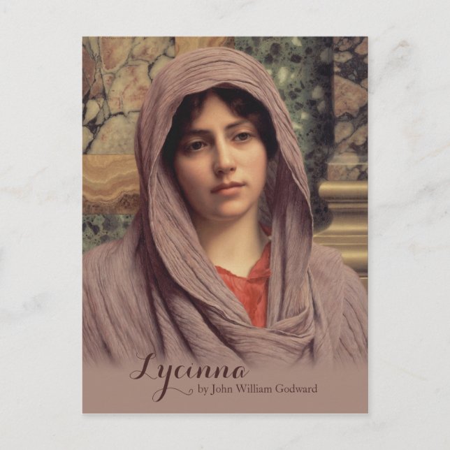 John William Godward Lycinna CC0031 Postcard (Front)