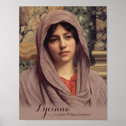 John William Godward Lycinna CC0201 Beautiful Art Poster