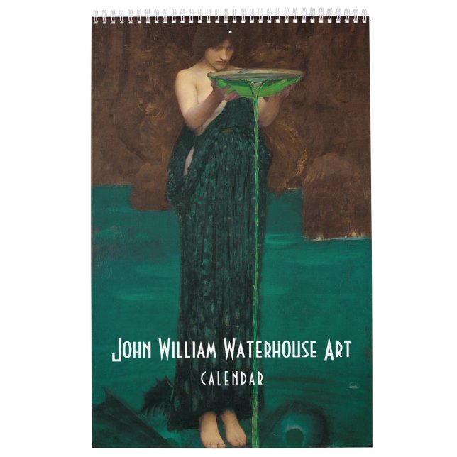 John William Waterhouse Art Calendar (Cover)