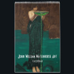 John William Waterhouse Art Calendar<br><div class="desc">This calendar features artwork by pre-Raphaelite artist, John William Waterhouse ( 1849 - 1917). It includes 14 paintings (12 months front cover back cover): Circe Invidiosa, Psyche Opening the Golden Box, The Soul of the Rose, The Mermaid, Miranda, The Siren, Miranda - The Tempest, Windflowers/Windswept, Ophelia, The Crystal Ball, The...</div>