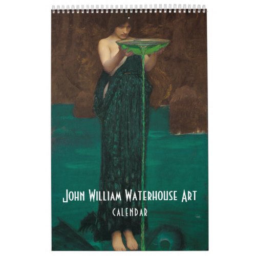 John William Waterhouse Art Calendar