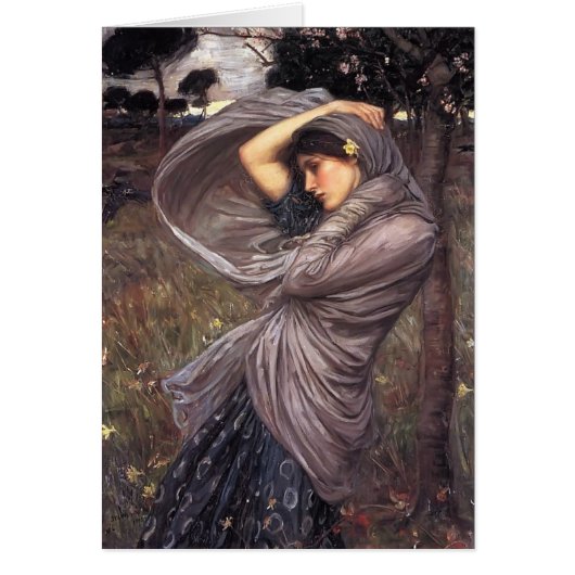 John William Waterhouse- Boreas Cards (Front)