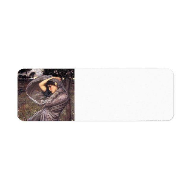 John William Waterhouse- Boreas Label (Front)